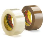 Ruban adhésif scotch 3m 313 polypropylène silencieux havane résistant  40 microns 48 mm x 100 m (lot de 36)