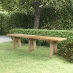 vidaXL Banc de jardin 160 cm bois de pin massif imprégné