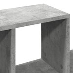 vidaXL Étagère murale gris béton 100x20x53 cm bois d'ingénierie