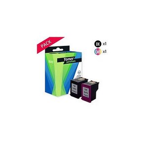 Compatible HP 301 Pack de 2 cartouches d'encre noire et couleurs marque Toner Services (N9J72AE)
