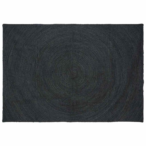 vidaXL Tapis de surface Rectangulaire Gris foncé 200 x 290 cm Jute