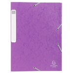 Boite De Classement Cartobox Dos 40mm Carte Lustrée - A4 - Violet - X 10 - Exacompta