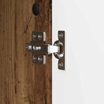 vidaXL Meuble TV Bois ancien 102 x 34 5 x 50 cm Bois d'ingénierie