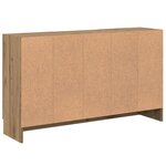 vidaXL Buffet chêne artisanal 120x30 5x70 cm bois d'ingénierie