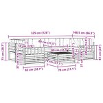 vidaXL Ensemble de canapés d'extérieur 7 pc Blanc et Beige Polyester