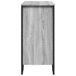 vidaXL Buffet sonoma gris 78x35 5x74 5 cm Bois d'ingénierie
