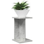 vidaXL Support de Plante Gris béton 25 x 25 5 x 40 5 cm