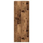vidaXL Meuble mural vieux bois 30 5x30x90 cm bois d'ingénierie