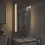 vidaXL Armoire Miroir de Salle de Bain Blanc 33 x 11 5 x 50 cm