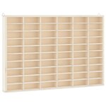 vidaXL Vitrine de collection en bois avec 60 compartiments 60 x 4 5 x 40 5 cm
