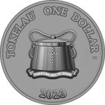Pièce de monnaie en Meteorite 1 Dollar g 31.1 (1 oz) Millésime 2023 KOI FISH
