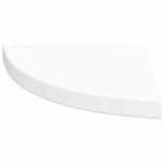 vidaXL Étagères d'angle flottantes 2 pièces Blanc 35x35x3 8 cm MDF