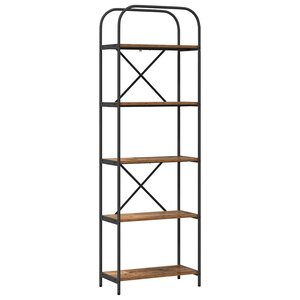 vidaXL Étagère Bois ancien 60 x 30 x 183 cm Bois d'ingénierie