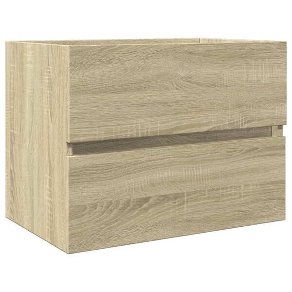 vidaXL Armoire d'évier Chêne sonoma 60x38 5x45 cm Aggloméré