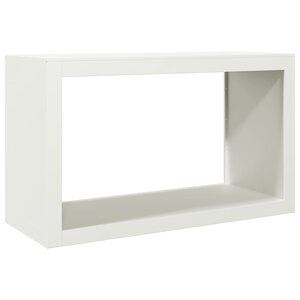 vidaXL Portant de bois de chauffage blanc 100x40x60 cm acier