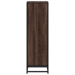 vidaXL Bibliothèque chêne marron 33 5x33x107 5 cm bois d'ingénierie