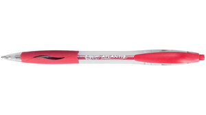 Stylo bille Rétractable ATLANTIS CLASSIC Pointe moyenne 1 mm Rouge x 12 BIC