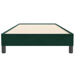 vidaXL Sommier à lattes de lit sans matelas vert foncé 100x220cm