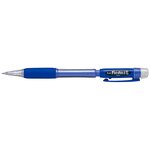 Porte-mine pentel fiesta 0.7mm rechargeable grip caoutchouc gomme avec capuchon corps bleu pentel