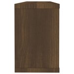 vidaXL Étagères murales cube 4 Pièces Chêne marron Bois d’ingénierie