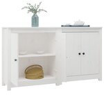 vidaXL Buffets 2 Pièces blanc 70x35x80 cm bois massif de pin