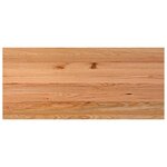 vidaXL Table à manger marron clair bois de chêne massif rectangulaire