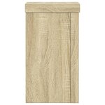 vidaXL Supports pour plantes 2 Pièces chêne sonoma bois d'ingénierie