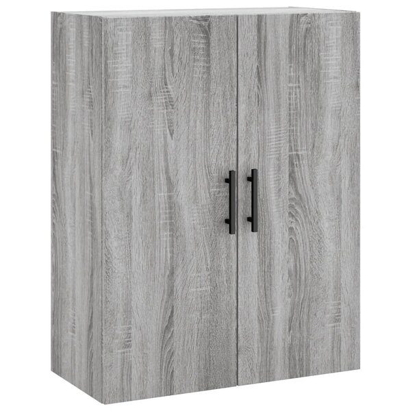 vidaXL Armoire murale sonoma gris 69 5x34x90 cm