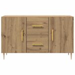 vidaXL Buffet chêne artisanal 100x36x60 cm bois d'ingénierie