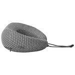 vidaXL Oreiller de Voyage pour le Cou Gris 30 x 28 x 14 cm Polyester