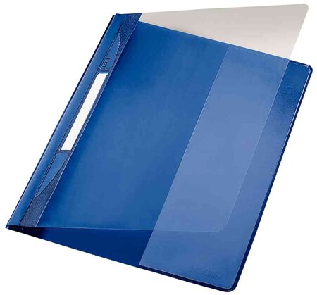 Chemise à lamelles EXQUISIT Format A4+ PVC Bleu LEITZ