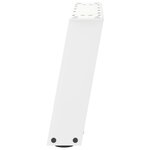 vidaXL Pieds de table basse en U  2 pièces  blanc  50 x (30-31) cm  acier