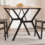 vidaXL Pieds de table à manger cadre en Y 70x70x73 cm fonte