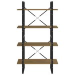 vidaXL Bibliothèque à 4 niveaux 80x30x140 cm bois de pin massif