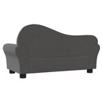 Vidaxl canapé pour enfants gris clair tissu