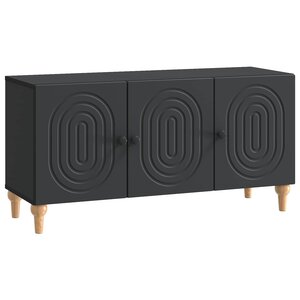 vidaXL Meuble TV 99 x 34 5 x 50 cm Noir Bois d'ingénierie