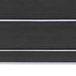 vidaXL Tapis de bateau Rayé Gris foncé et blanc 240 x 60 cm EVA
