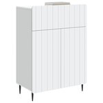 vidaXL Buffet Blanc 66 x 34 5 x 92 cm Bois d'ingénierie