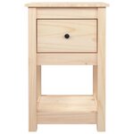 vidaXL Tables de chevet 2 Pièces 40x35x61 5 cm Bois de pin massif
