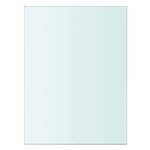 vidaXL Panneaux d'étagère 2 Pièces Verre Transparent 20 x 15 cm