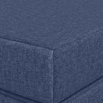 vidaXL Canapé-lit pliable 80 x 67 x 45 cm Bleu