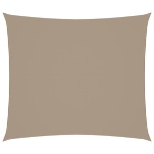 vidaXL Voile de parasol tissu oxford rectangulaire 2x2 5 m taupe