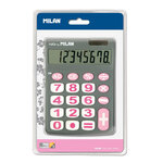Calculatrice grise 8 chiffres