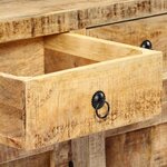 vidaXL Buffet 120x35x76 cm Bois de manguier massif