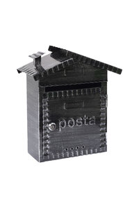 Boîte aux Lettres en Métal  Rustica D-2202  Style Vintage  Décoratif  Noir