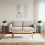 vidaXL Support de Plante 2 pièces Sonoma gris 40 x 40 x 40 cm