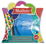 Ballons de baudruche prénom Matheo