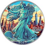 Pièce de monnaie en Argent 1 Dollar g 31.1 (1 oz) Millésime 2025 STATUE OF LIBERTY