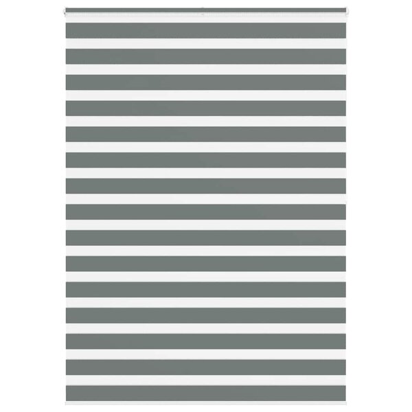 vidaXL Store zèbre gris foncé largeur du tissu 160 9 cm polyester