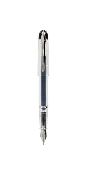 WATERMAN Kultur - Stylo plume transparent, Attributs Chromés, plume fine